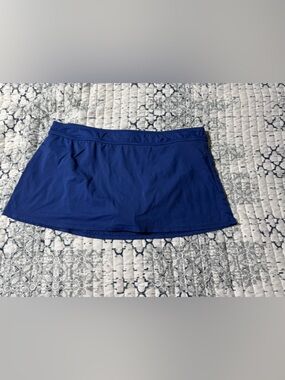 Liz Claiborne Teal Blue Tankini Swim Skirt Ladies Size XL